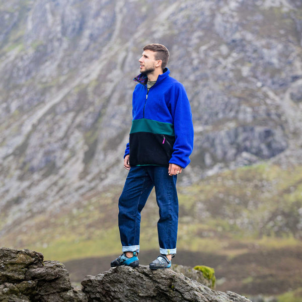 James taking the Alex Fleece & Mars Jeans for a test run. M