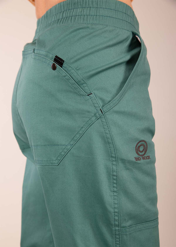 A look at our back pocket & embroidered thigh logo for the Nova trousers