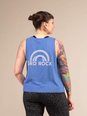 ALICE LOGO VEST | Organic Comfort Fit Vest | 3RD ROCK Clothing -  Laura is 5ft 6 with a 36