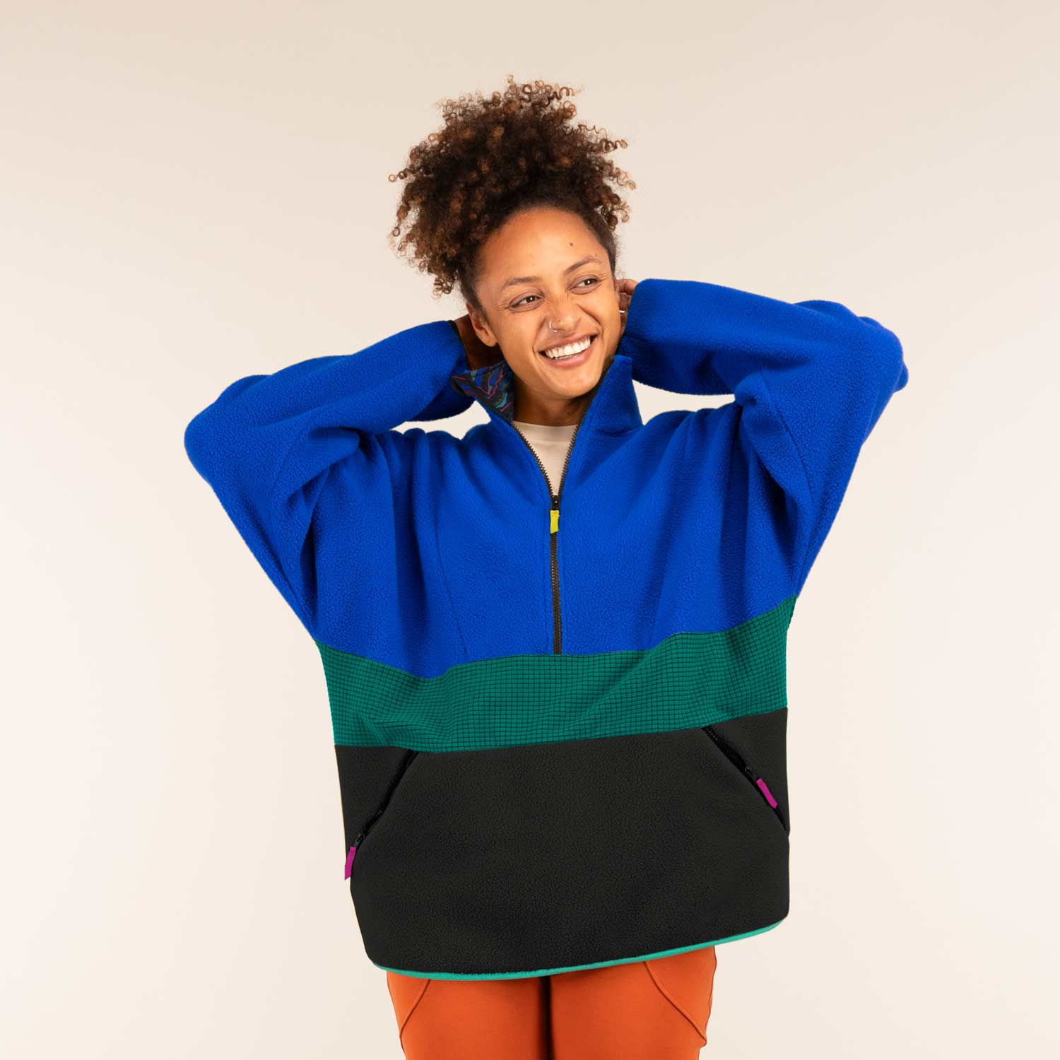 Retro half zip fleece 2025