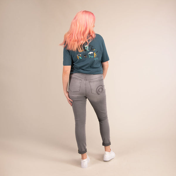 MARPLE JEANS | Skinny Cut Stretchy Sustainable Jeans | 3RD ROCK Clothing -  Sophie is 5ft 9 with a 34" waist, 42" hips and wears a size 34/RL.  F