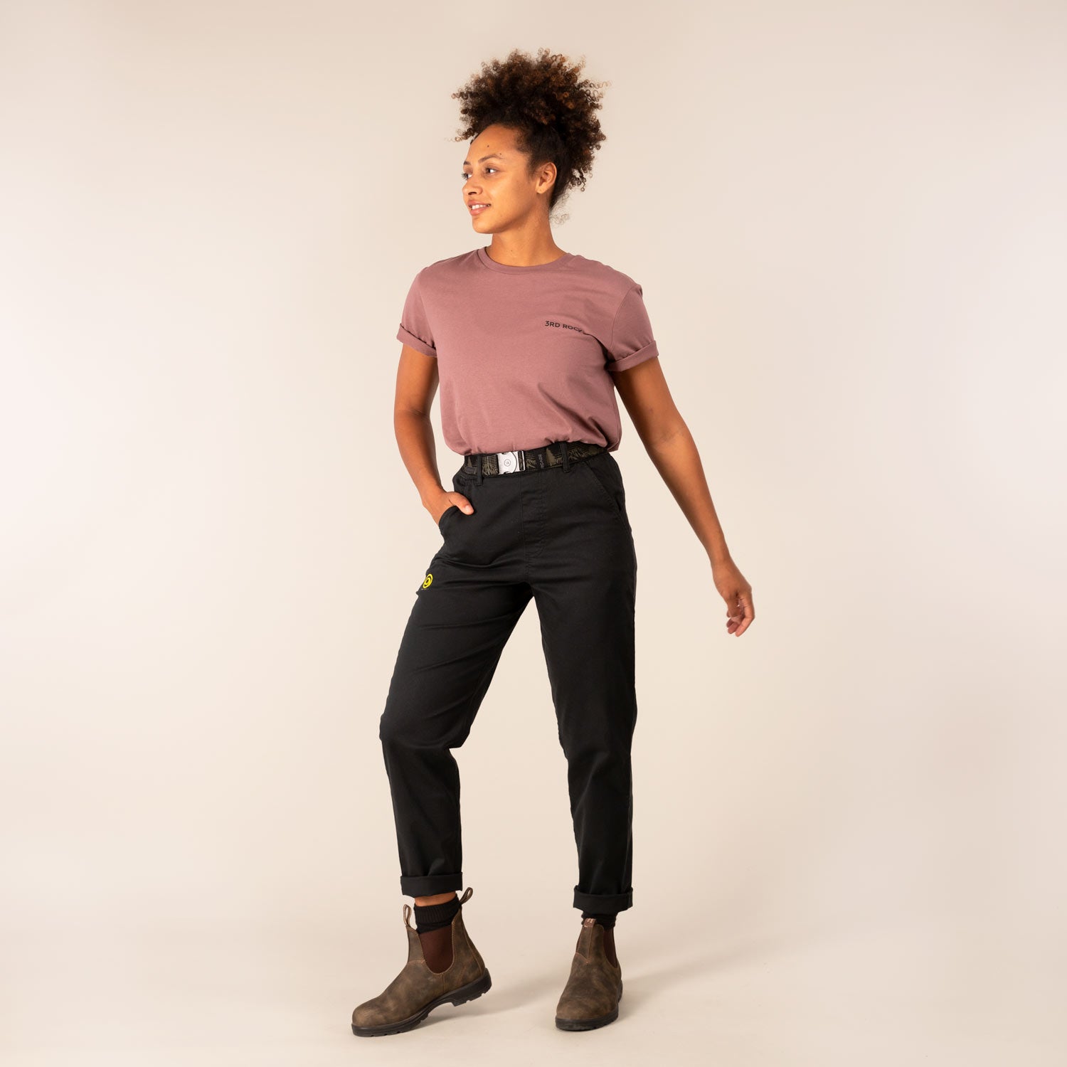 3RD ROCK Clothing LARK Trousers - Kendal is 5ft 7" with a 28" waist, 38" hips and wears 30/RL. F
