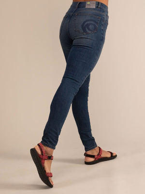 MARPLE JEANS | Skinny Cut Stretchy Sustainable Jeans | 3RD ROCK Clothing -  Kendal is 5ft 7 with a 28