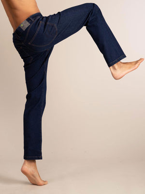 MARS JEANS | Organic Ultimate Movement Jeans | 3RD ROCK Clothing - Donald is 6ft 1 with a 29