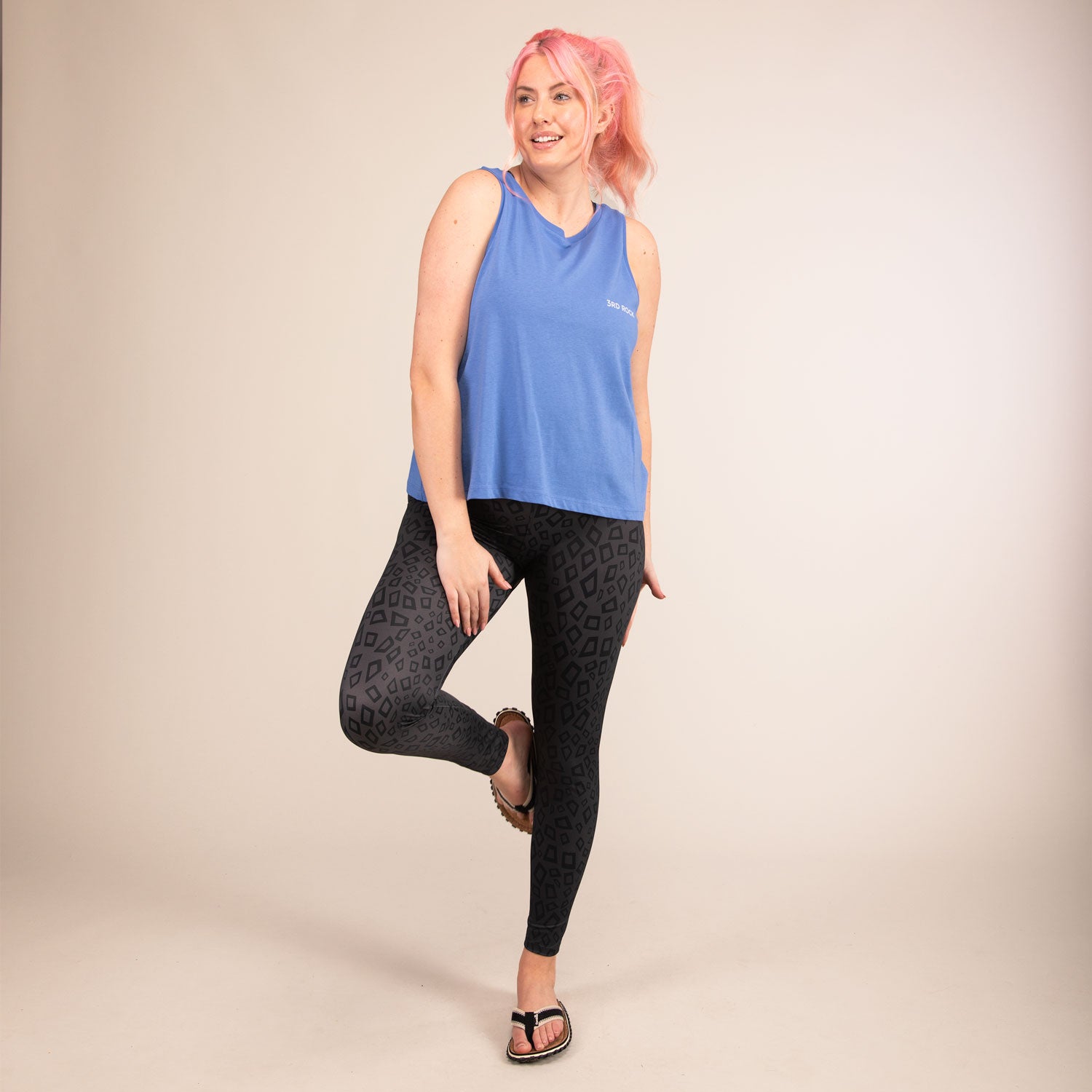 ALICE LOGO VEST | Organic Comfort Fit Vest | 3RD ROCK Clothing -  Sophie is 5ft 9 with a 40.5" bust and wears a size L F