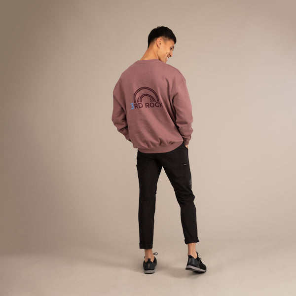 CHARLIE SWEATSHIRT | Oversized Organic Sweatshirt | 3RD ROCK Clothing -  Donalds is 6ft 1 with a 39" chest and wears a size M M