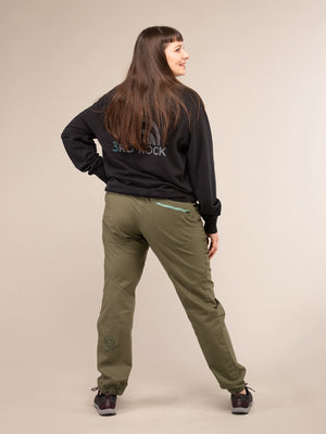 MARGO TROUSERS |  Organic Cotton Climbing Trousers | 3RD ROCK Clothing -  Laura is 5ft 6 with a 31