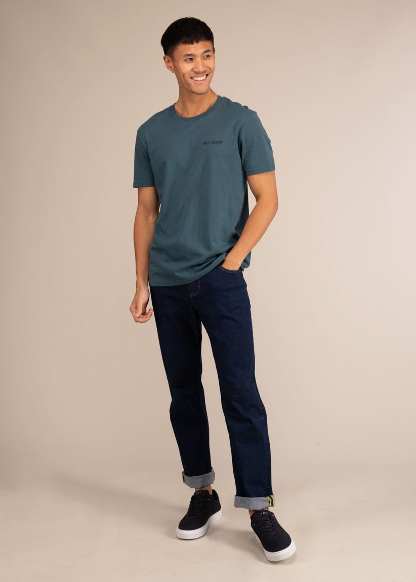 MARS JEANS | Organic Ultimate Movement Jeans | 3RD ROCK Clothing -  Donald is 6ft 1 with a 29" waist, 36" hips and wears a 30/LL, but can also wear a 28" waist for a slimmer fit.  M