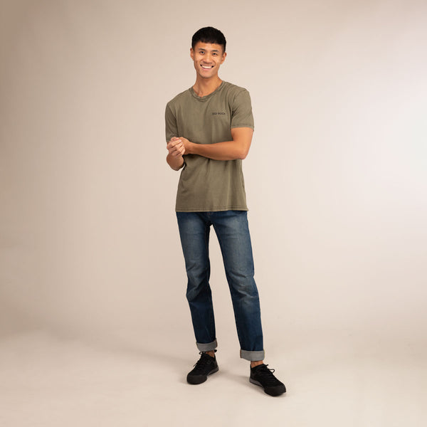 MERCURY JEANS | Comfort Fit Eco Jeans | 3RD ROCK Clothing -  Donald is 6ft 1 with a 29" waist, 36" hips and wears a 30/LL.  M