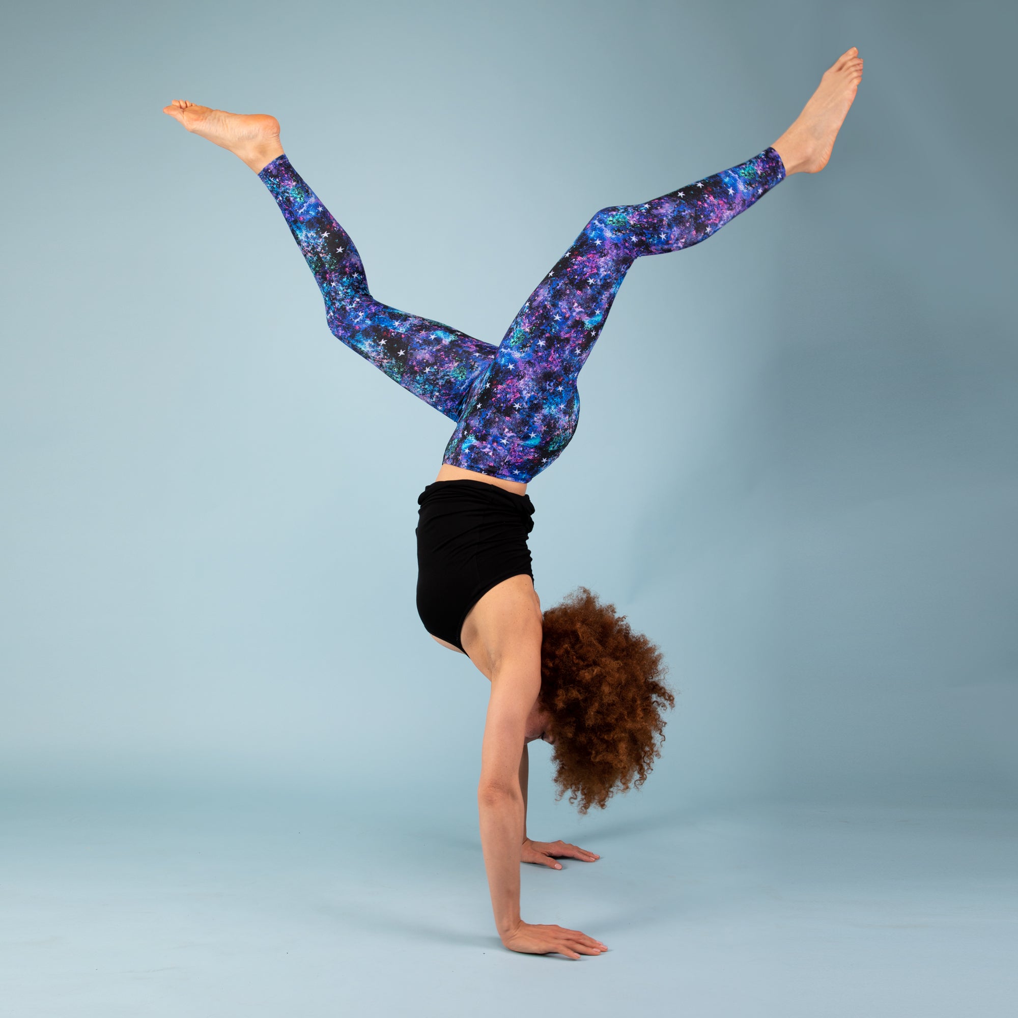 TITAN IN TOO DEEP Leggings | Recycled Fabric with Ankle Pocket | 3RD ROCK Clothing -  Yasmin is 5ft 7" with a 27" waist and 36" hip and wears a size 12. F