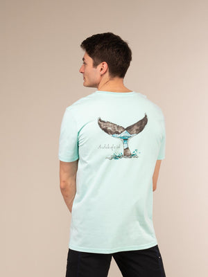 WHALE TEE | Organic Cotton T-Shirt | 3RD ROCK Clothing -  Billy is 5ft 11 with a 41